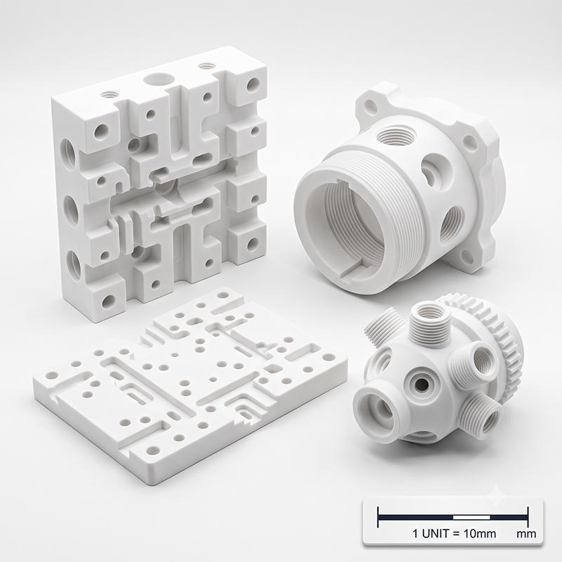 Anonymized application scenario: 95% alumina insulating bushing for high-voltage vacuum interrupters